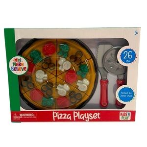 Mini Make Believe Pizza Playset Toy for Girl's or Boy's Gift New in Box!